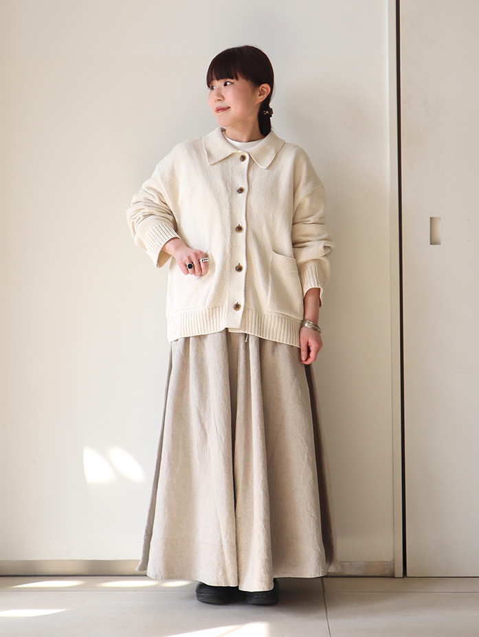 リネンギャザースカート｜nest Robe / CONFECT ONLINE SHOP