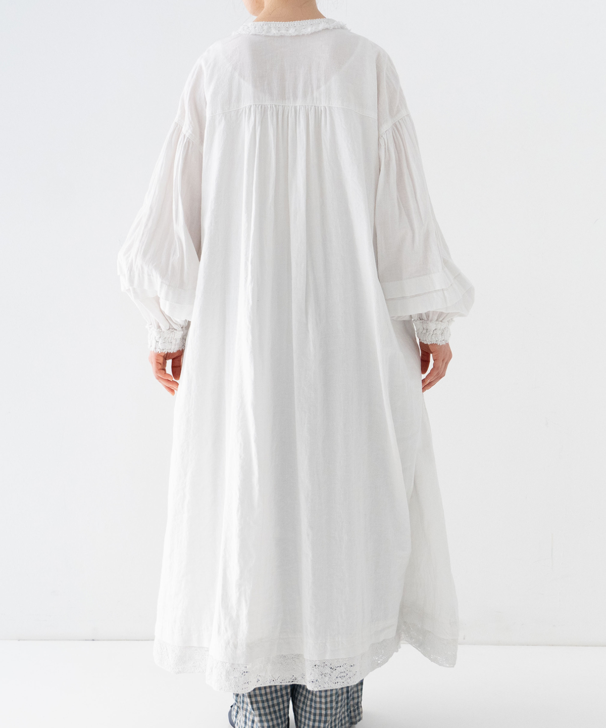 UpcycleLino] 近江晒しレースワンピース｜nest Robe / CONFECT ONLINE SHOP