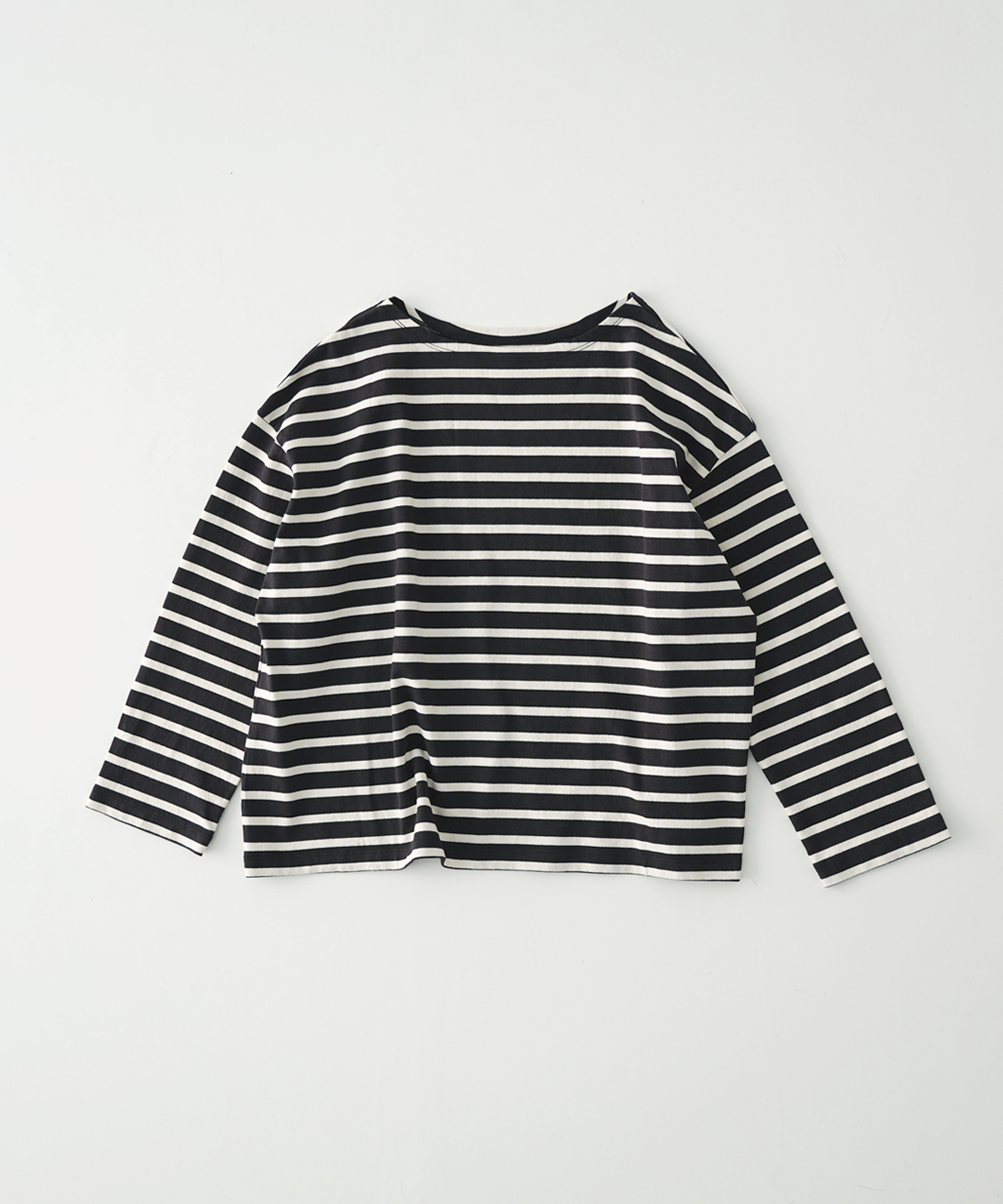 美品】nest Robe ボーダーボットネックプルオーバー ボーダーボート