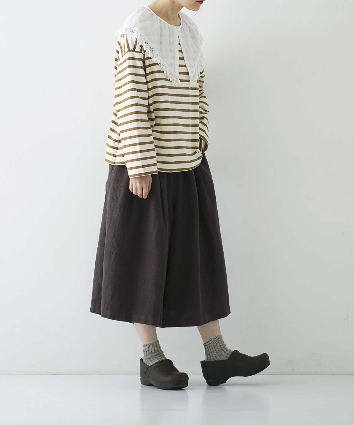 ヘビーリネンタックキュロット｜nest Robe / CONFECT ONLINE SHOP