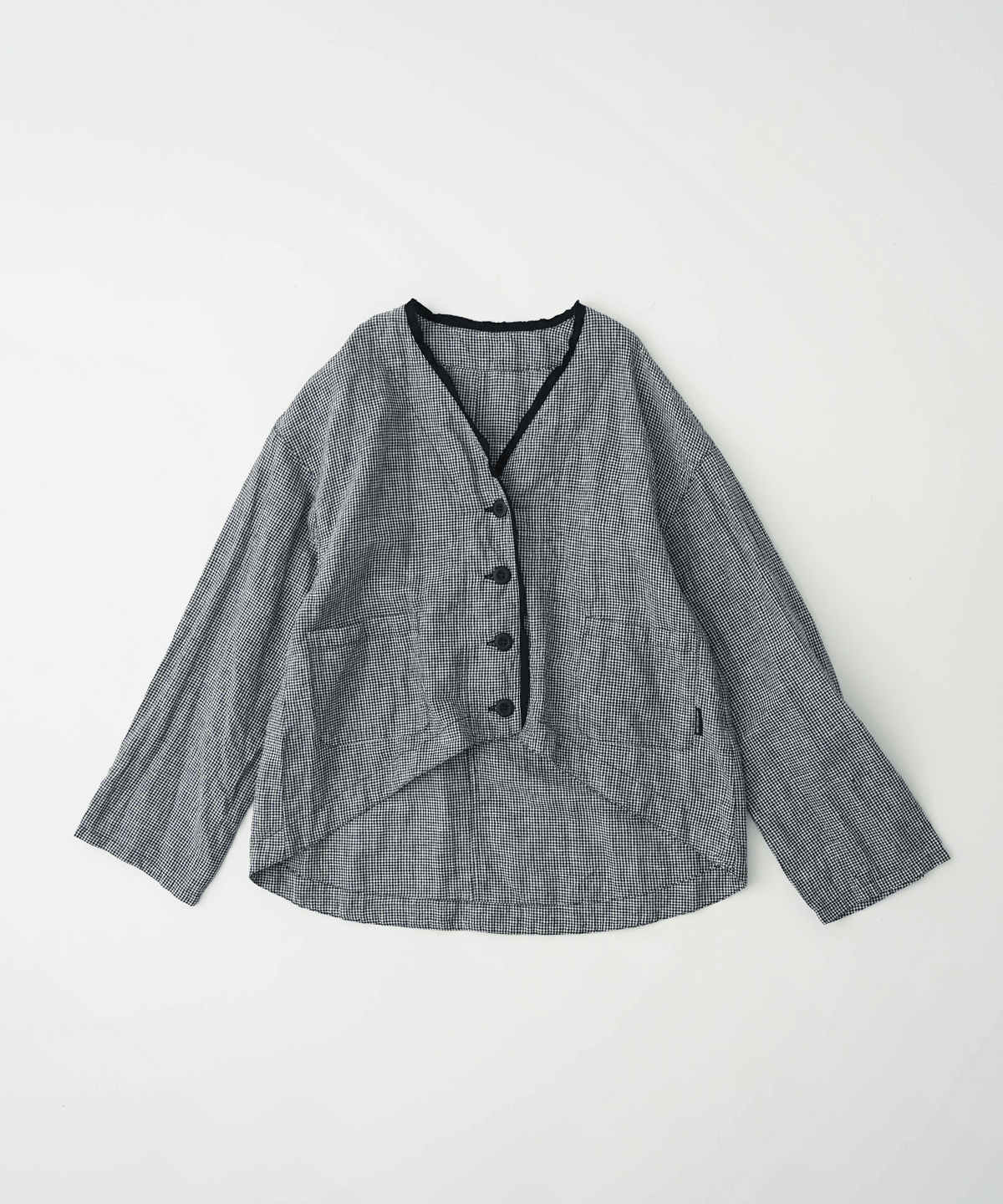 ☆値下げ nest Robe 2024 リネン混 ギンガム ジャケット タグ付き 2026