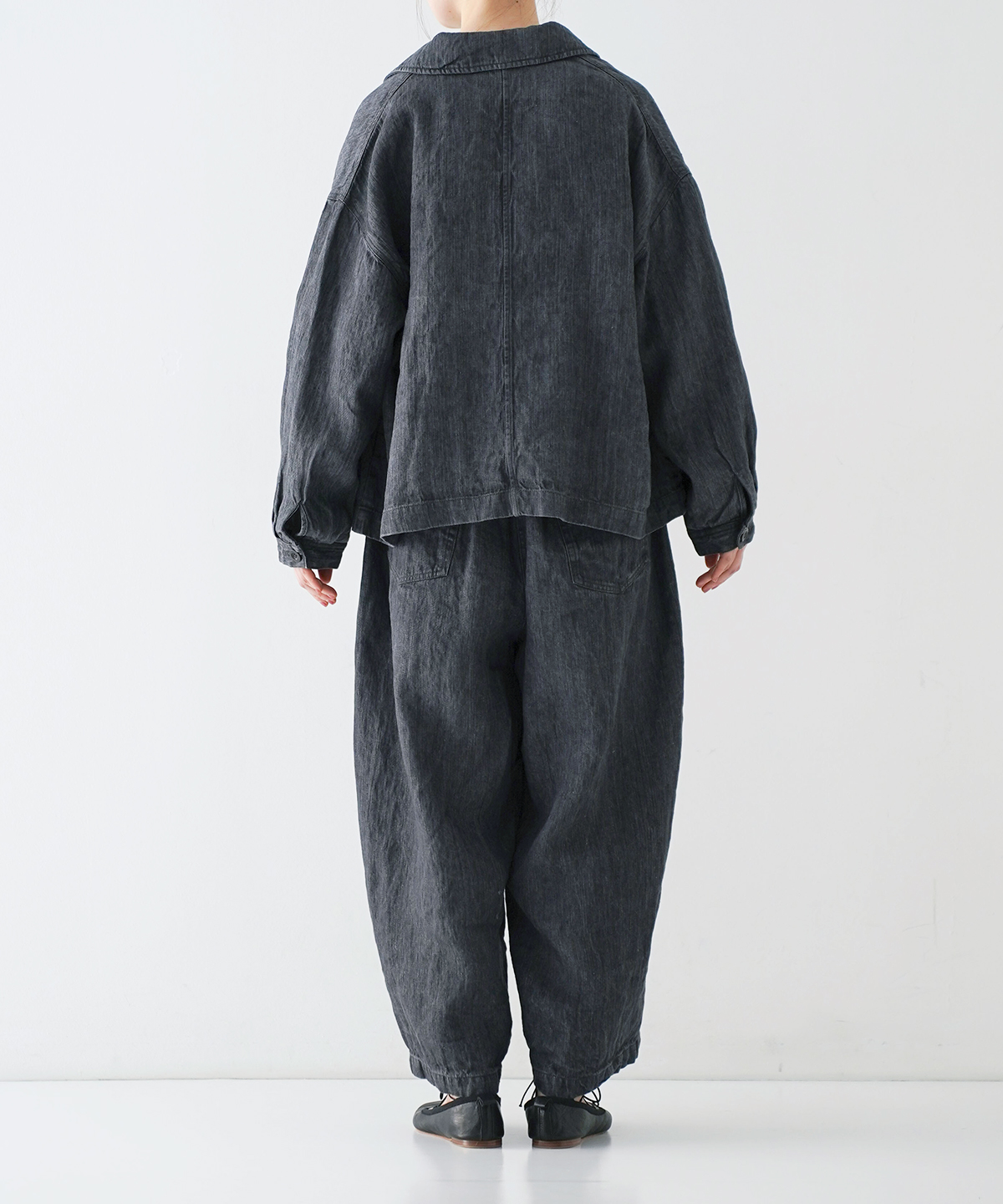 リネンデニムクロップドジャケット｜nest Robe / CONFECT ONLINE SHOP