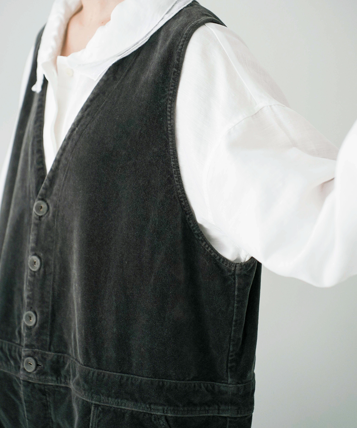 コットンベルベットサロペット｜nest Robe / CONFECT ONLINE SHOP