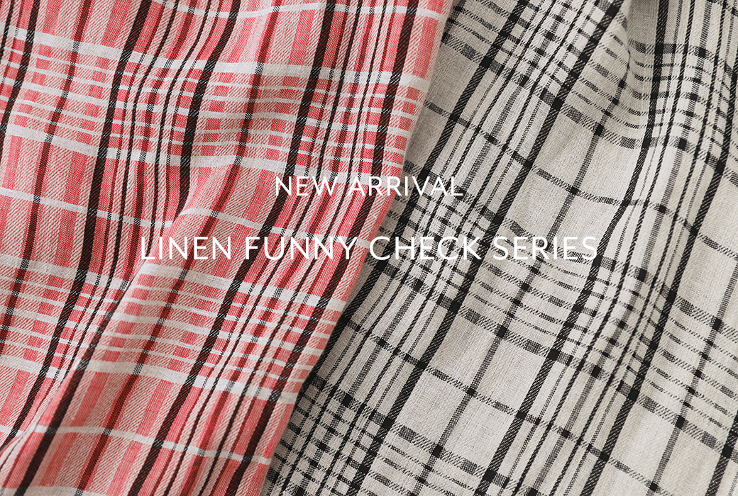 LINEN FUNNY CHECK SERIES｜nest Robe / CONFECT ONLINE SHOP