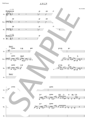 楽譜】Journey / DECO＊27 feat. 初音ミク (バンドスコア / 上級