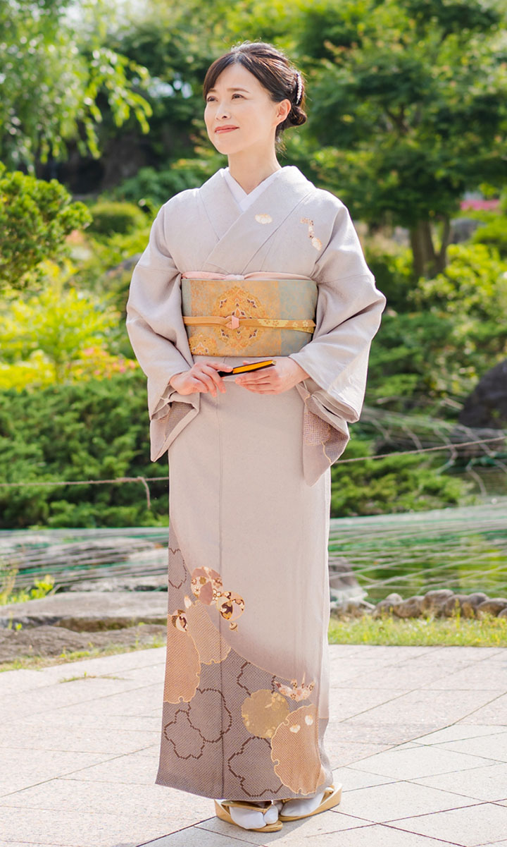 楽天市場】【レンタル】高級正絹 訪問着 フルセットレンタル 訪問着 錆