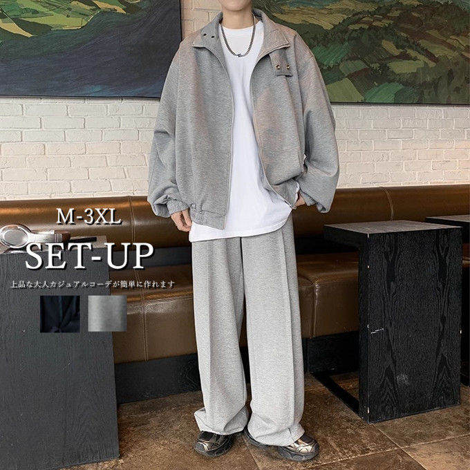 楽天市場】【全品ポイント5倍】2点セット メンズ セットアップ