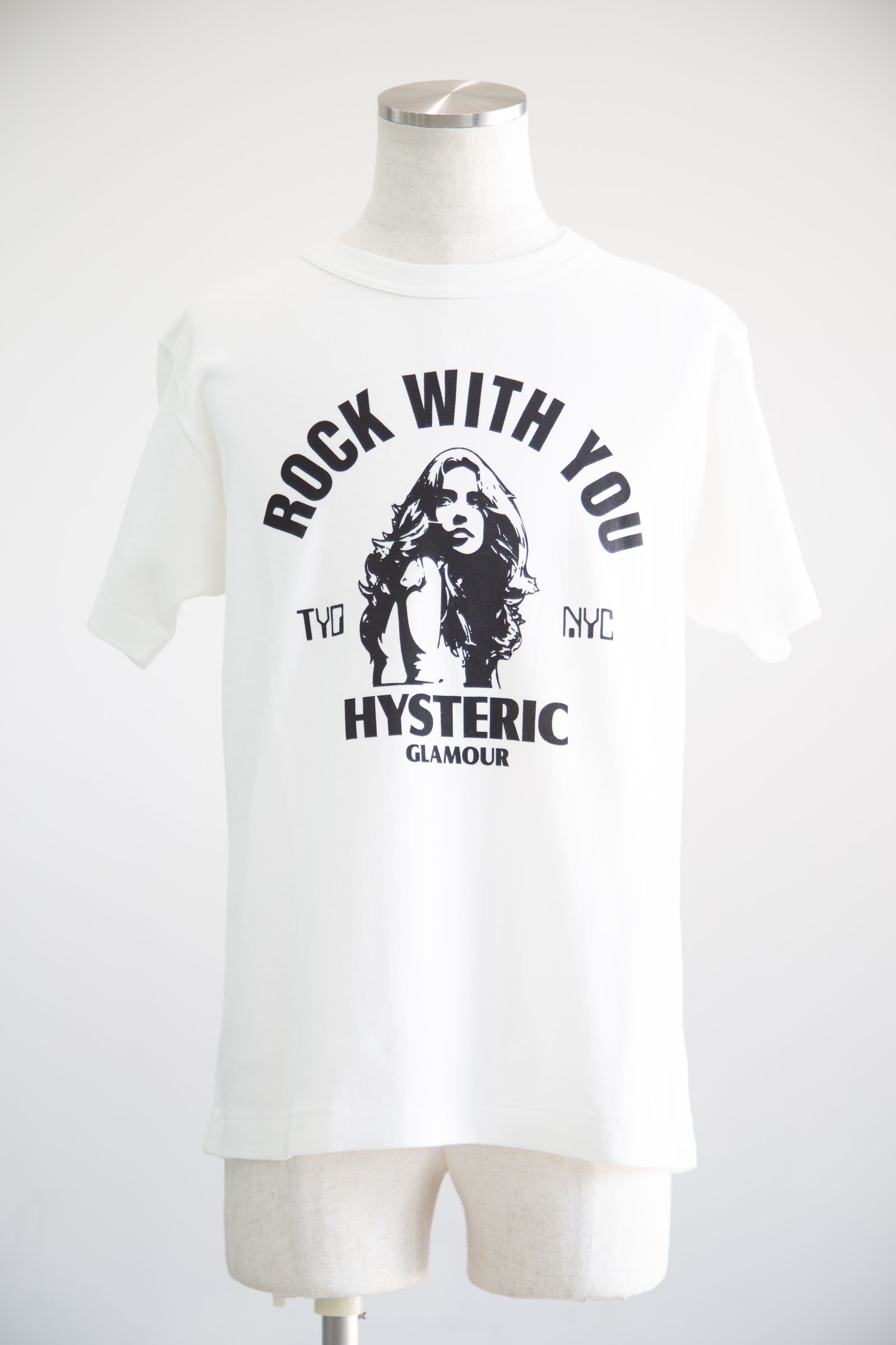HYSTERIC GLAMOUR - ROCK W YOU Tシャツ / ホワイト | Tempt
