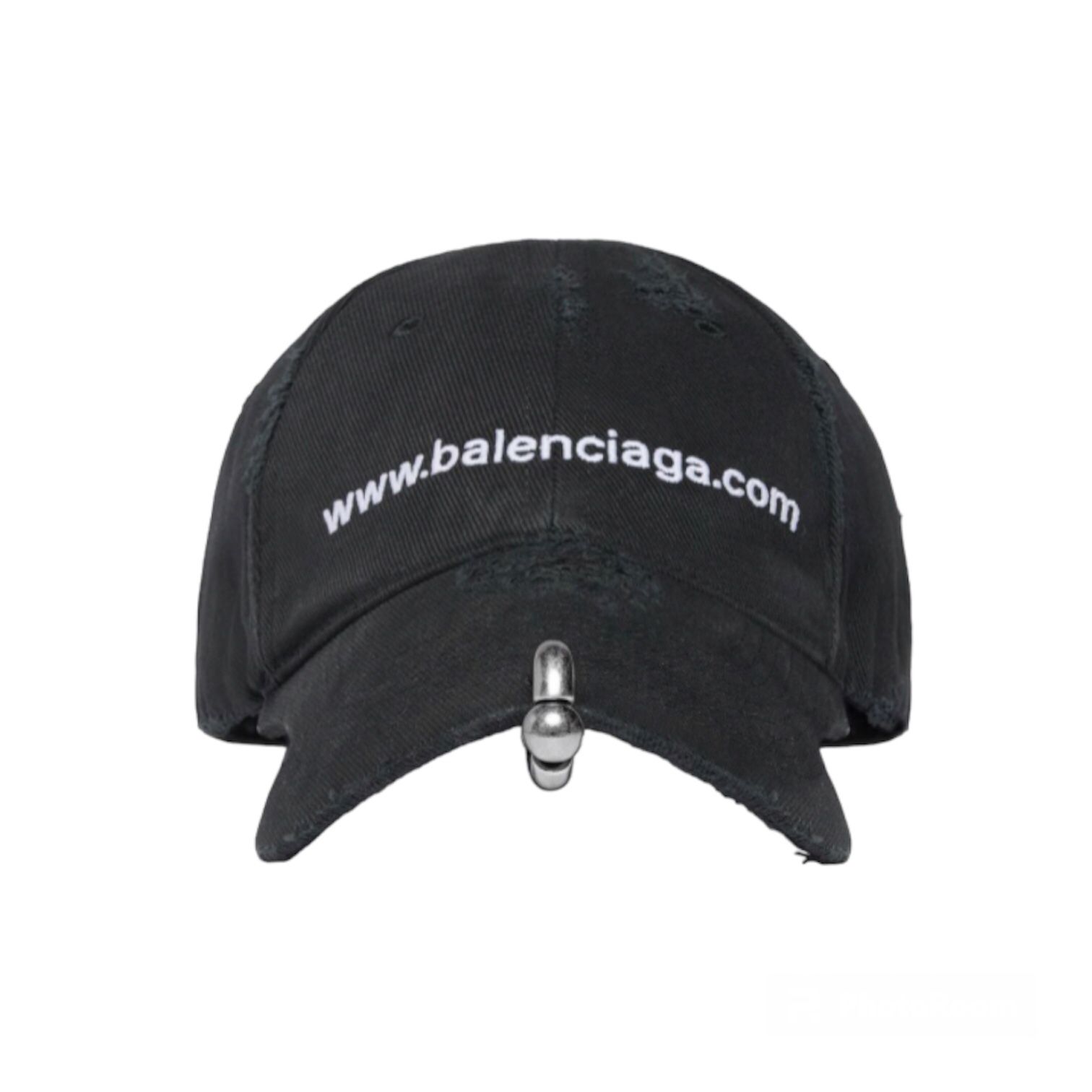 BALENCIAGA - Bal.com front piercing cap / キャップ / コットン
