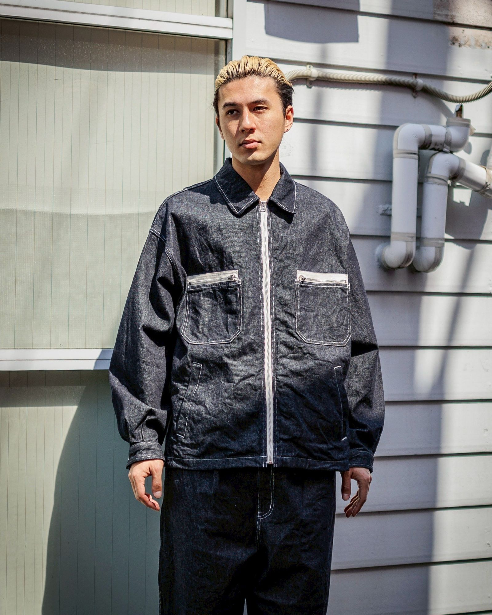 COMME des GARCONS HOMME ジップアップデニムジャケット セットアップ