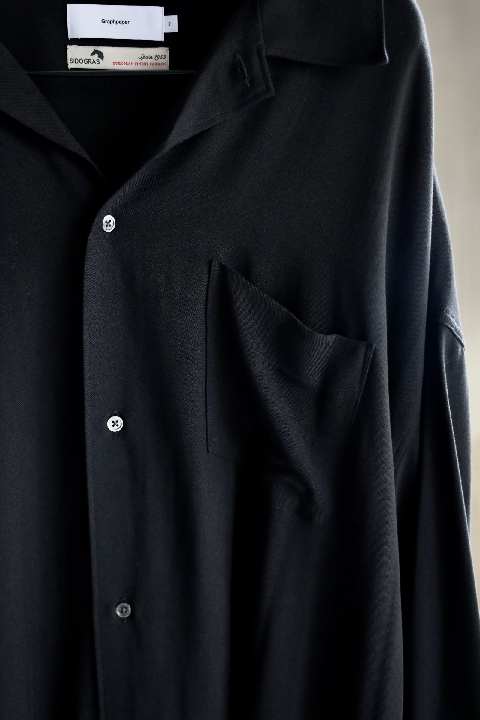 Graphpaper - グラフペーパー SIDOGRAS Twill Viscose Oversized