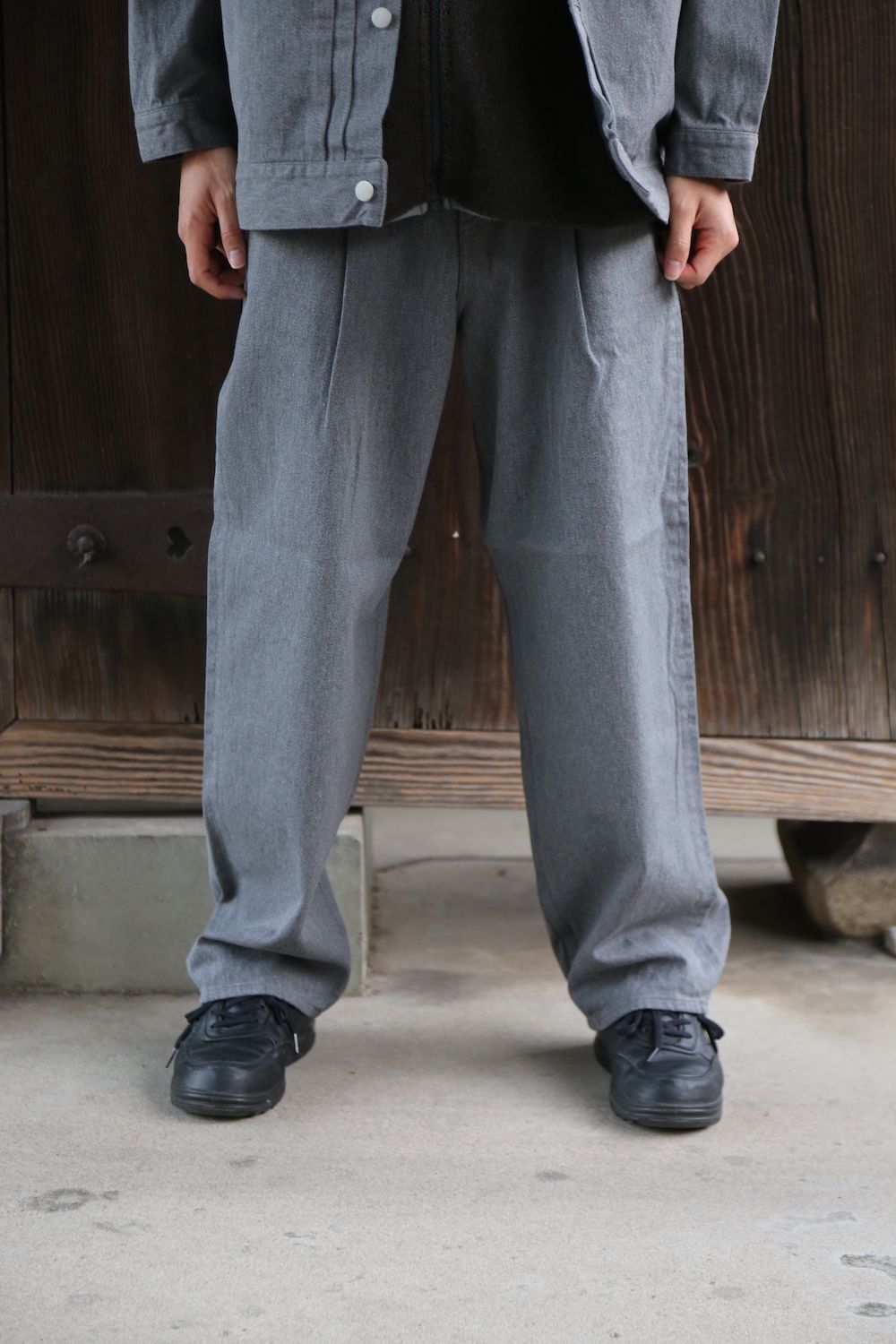 Graphpaper Colorfast Denim Blouson&Colorfast Denim Two Tuck Pants