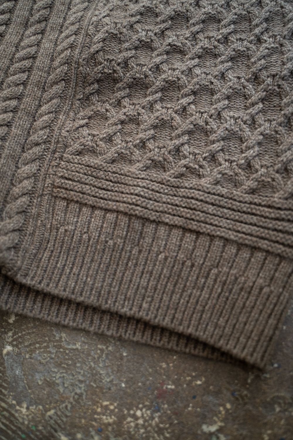 YASHIKI - Ginrei Knit Coat(MOCHA) | Salty