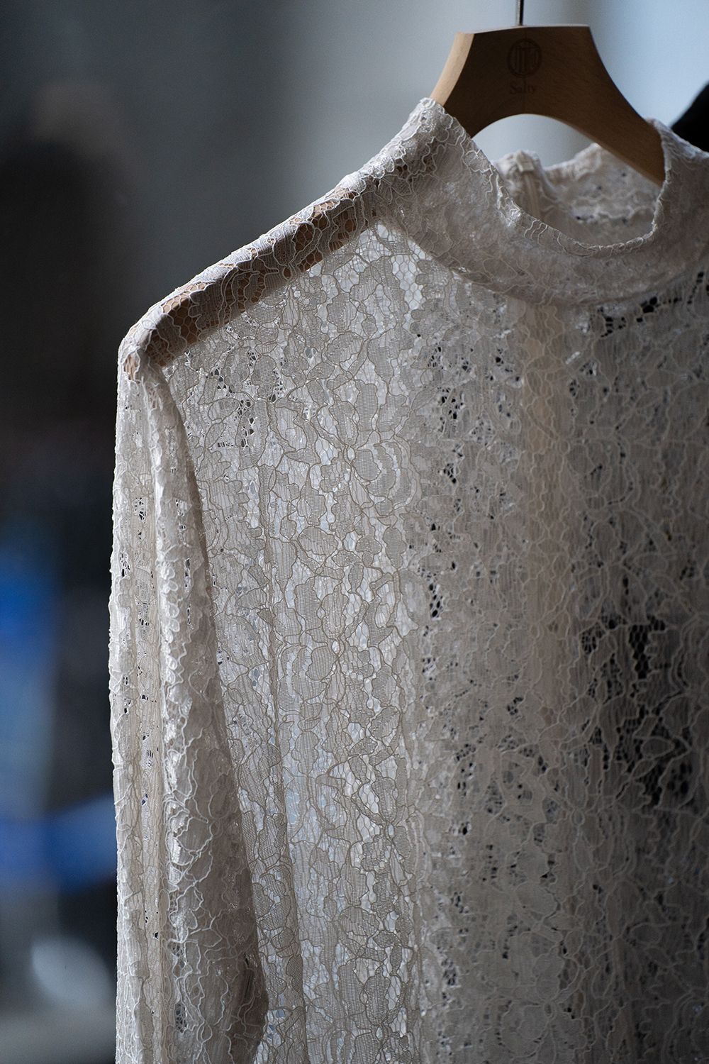 juha - 【ラスト1点】Geometric Flower Lace Pullover/ジオメトリック