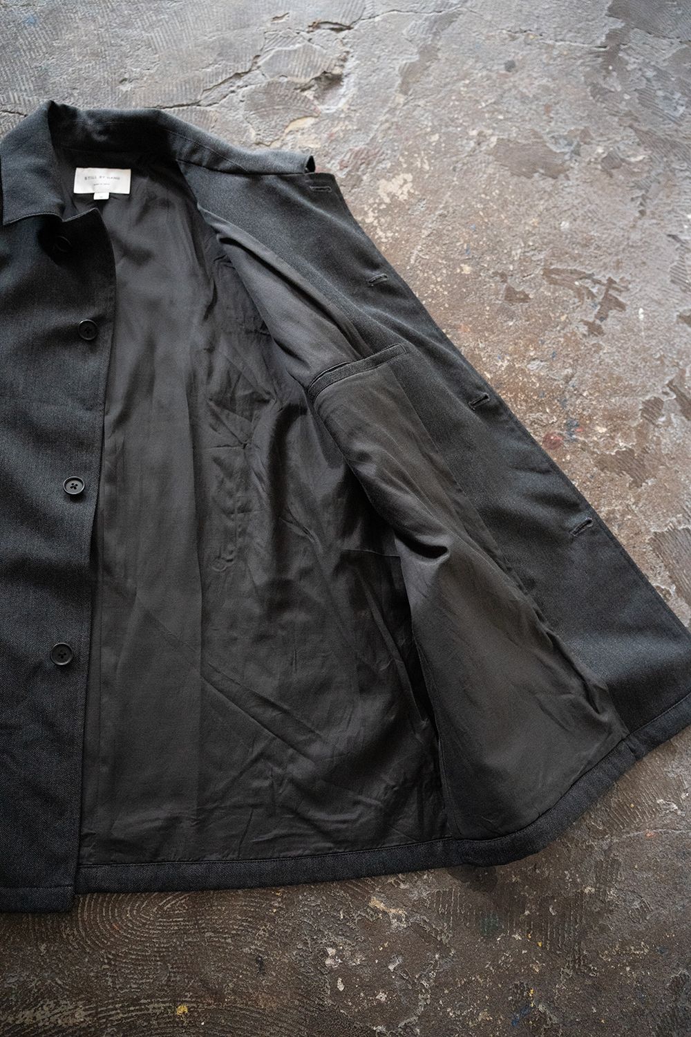 STILL BY HAND - 【ラスト1点】【25AW】ウールサージカバーオール