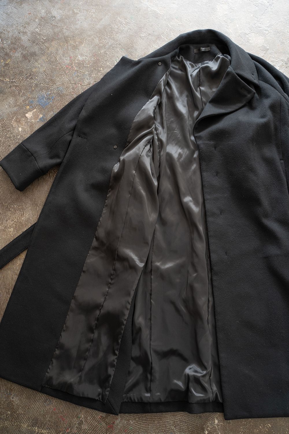 juha - 【ラスト1点】【23AW】Belted Over Coat/ベルテッドオーバー