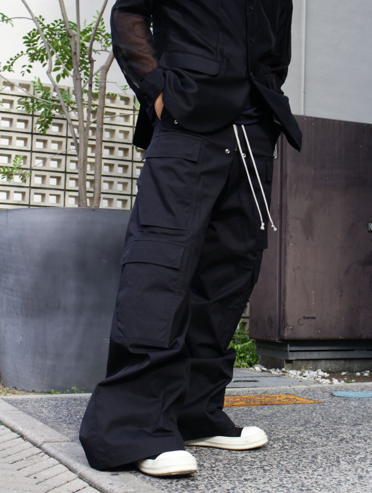 RICK OWENS - 【26SS】カーゴ ベラパンツ / CARGO BELAS / ブラック