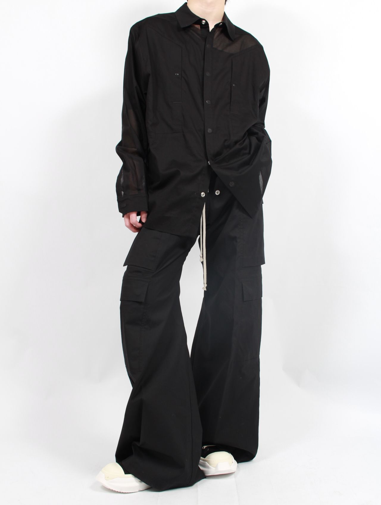 RICK OWENS - 【25SS】ジャンボ フォグポケット アウターシャツ 長袖