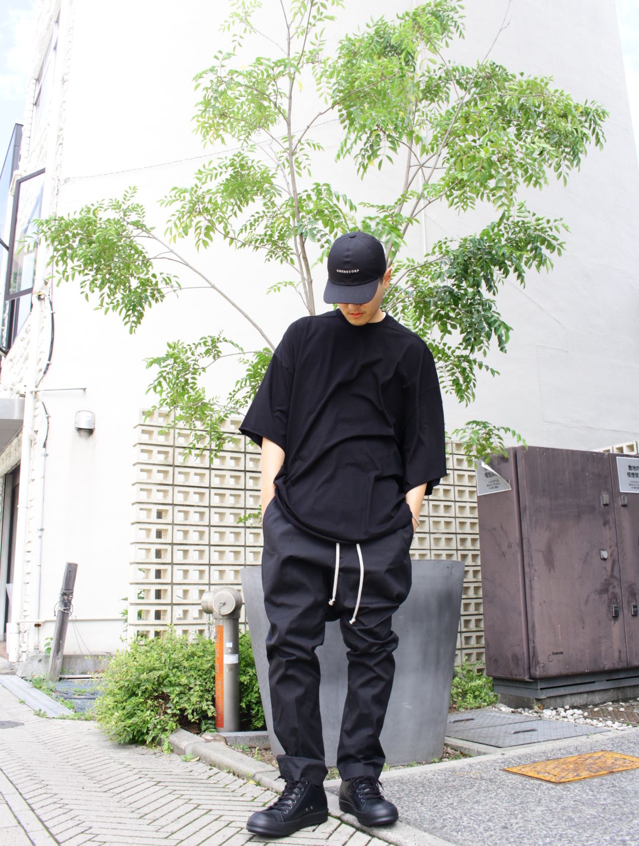 RICK OWENS DRKSHDW - 【25SS】トミー Tシャツ / TOMMY T / ブラック