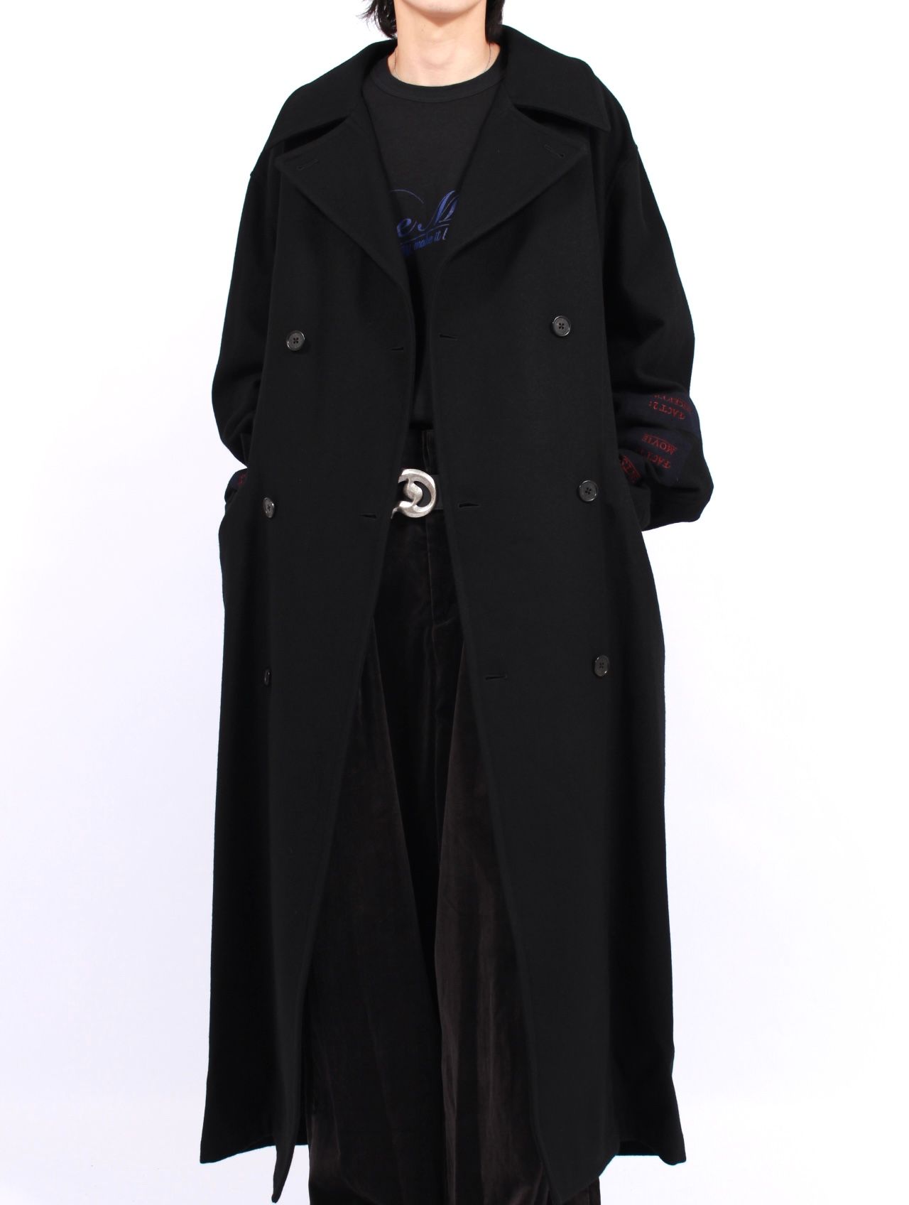 DAIRIKU - 【25AW】バットマン ドレープ ロング ピー コート / 