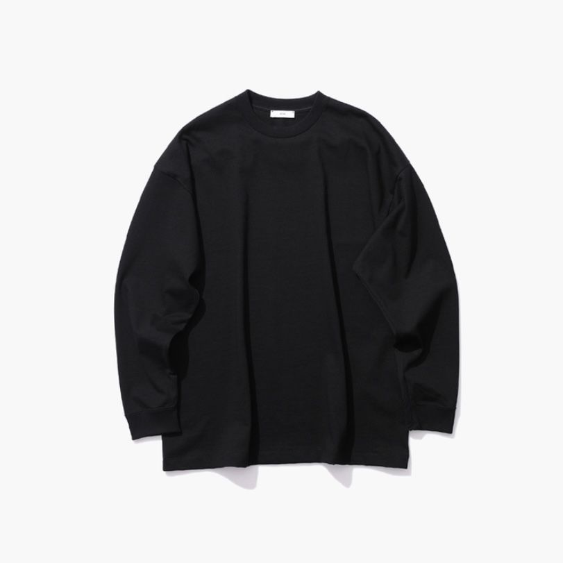 ATON - 【残りわずか】12/- Air Spinning Loose Fit Longsleeve T