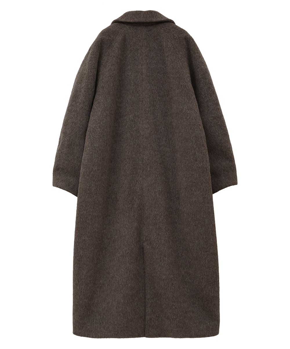 CLANE - ダブルウールロングコート - DOUBLE WOOL LONG COAT - BROWN