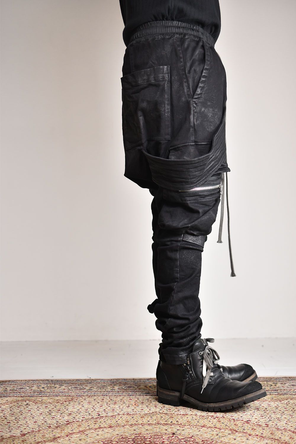 A.F ARTEFACT - Denim Coating Cargo Sarouel Skinny