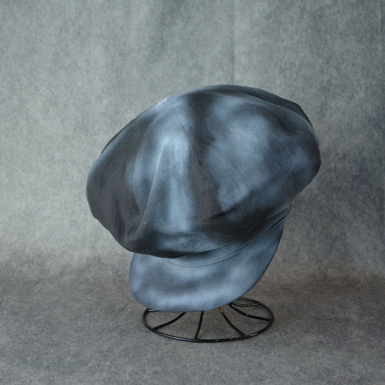 yohji yamamoto - BIG CASQUETTE （CHARCOAL） / ビッグ キャスケット