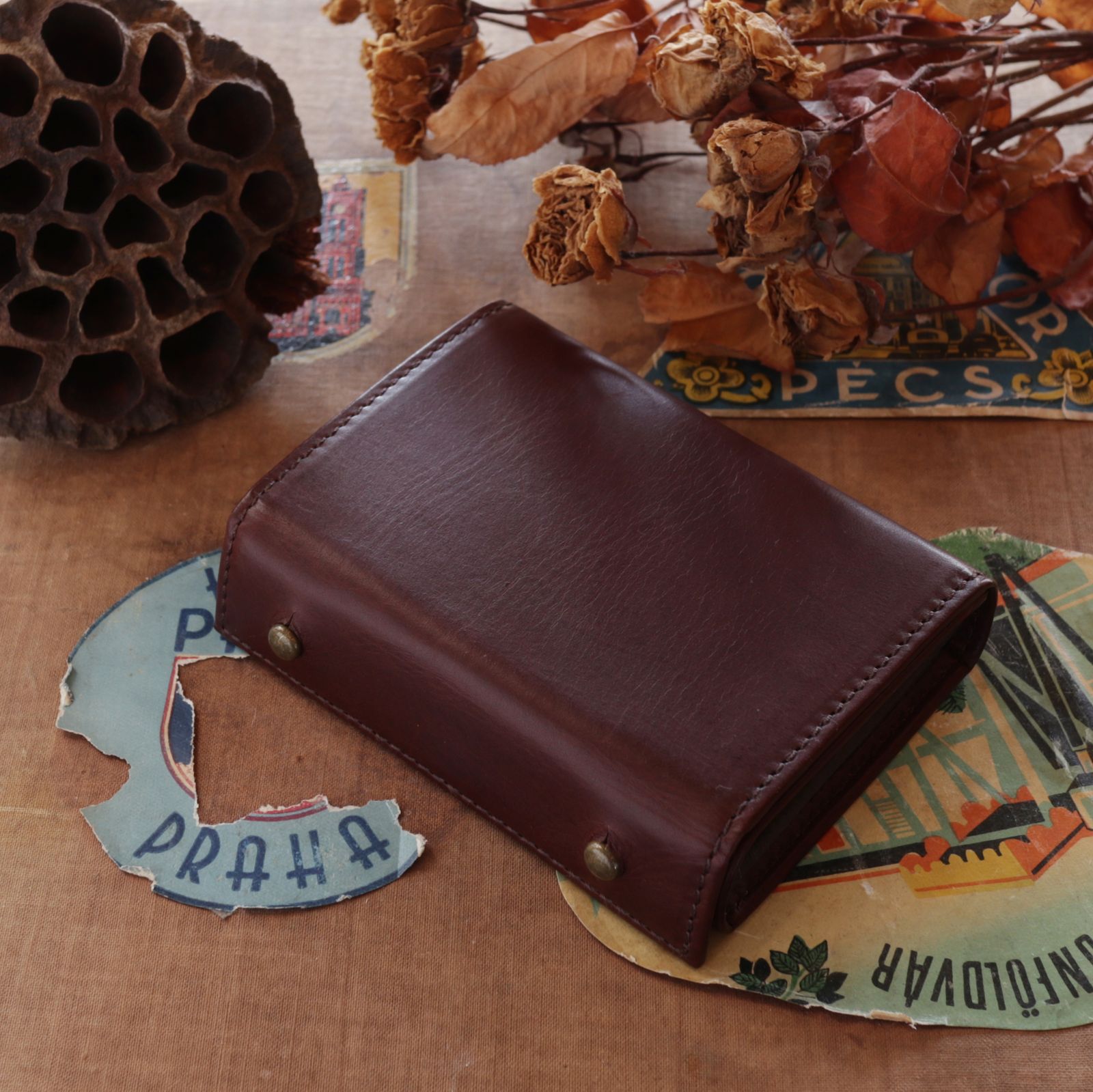 m+ - 【送料無料対象外】「millefoglie II P25 (LH)」ミニ財布(左利き