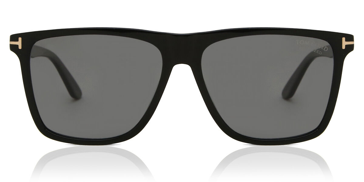 Tom Ford FT0832 Fletcher Polarized 01D スクエア Shiny Faded Black
