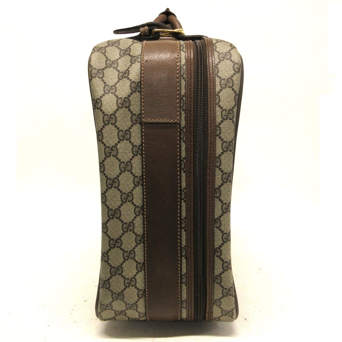 グッチ/トランクケース/オールドグッチ/シェリーライン/GG柄/ベージュ