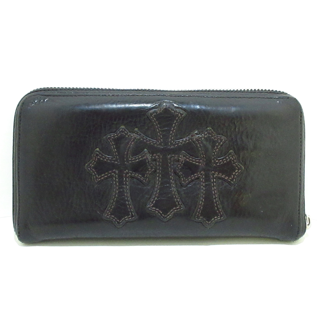 クロムハーツ/長財布/3セメタリークロス/黒×シルバーの買取実績