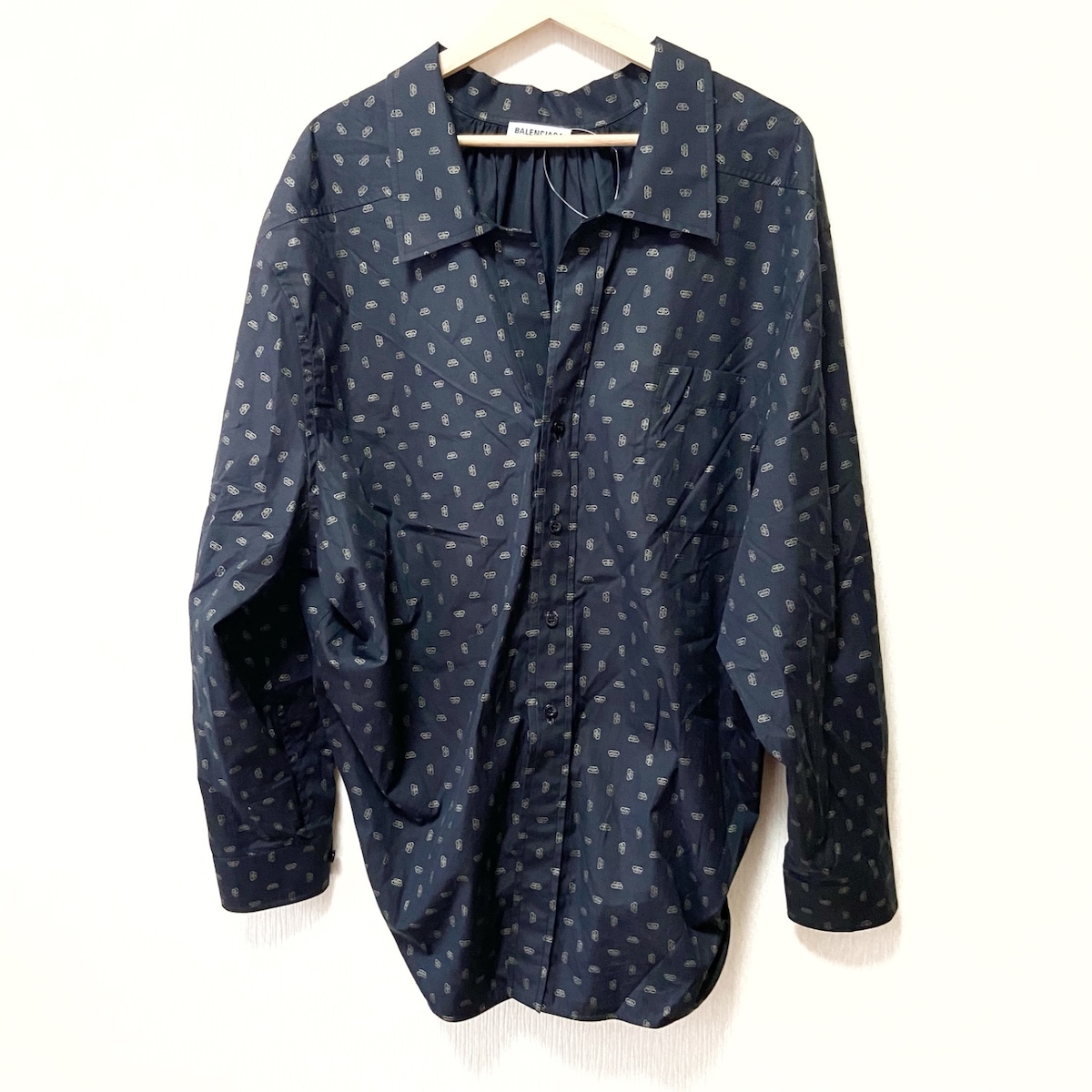 バレンシアガ/シャツブラウス/黒×ゴールド/サイズ：32の買取実績