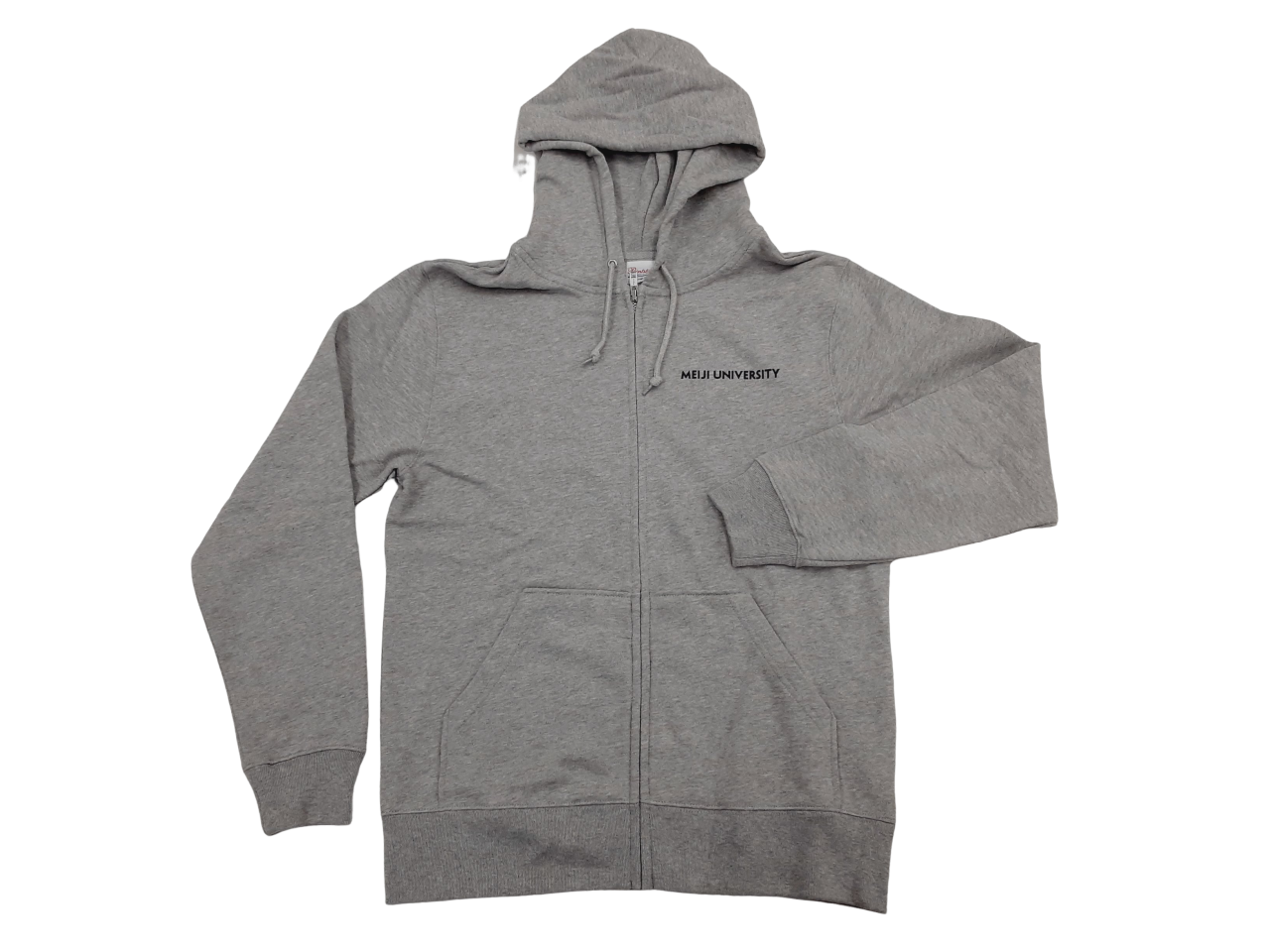 ◇明大ジップパーカー002杢グレーXL 明大グッズ ネットショップ