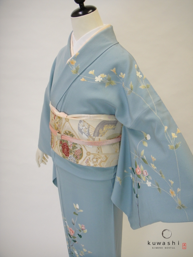 レンタル着物】【往復送料無料】【東京都内着付代無料】 20011