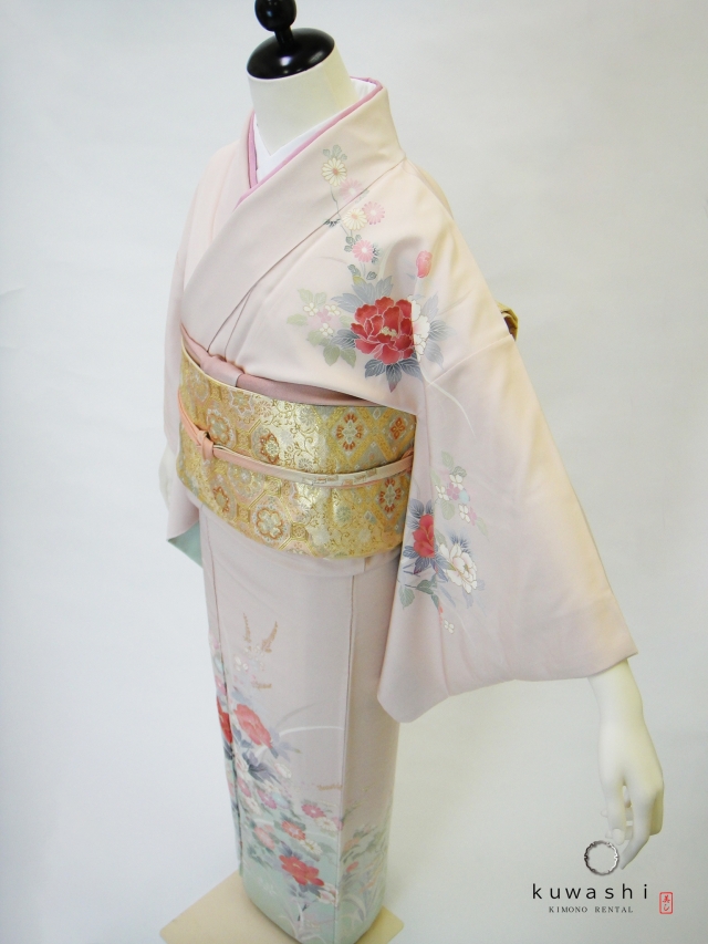レンタル着物】【往復送料無料】【東京都内着付代無料】 20012