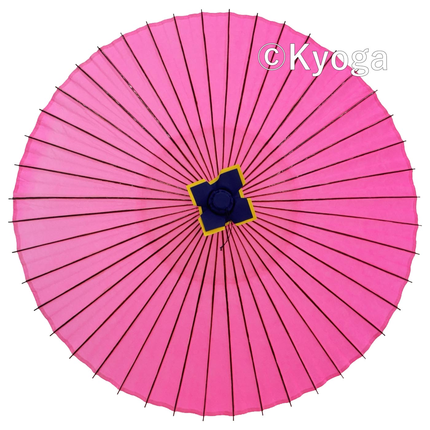 和傘・野点傘専門店 恭雅】 和傘 − 大番傘 ピンク 44本骨 (自社調合