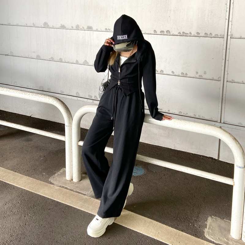 non-hedge フードロゴ刺繍パーカー・パンツセットアップ|TiMTiM