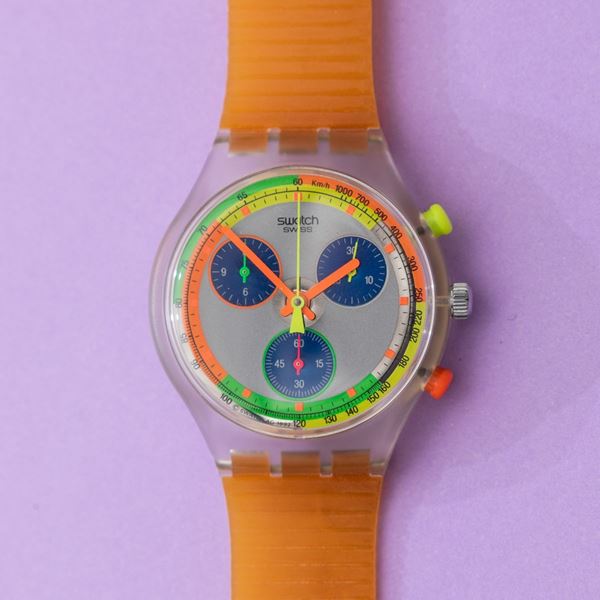 Swatch chrono JELLY STAG SCK104 1993 - Auction Swatch History