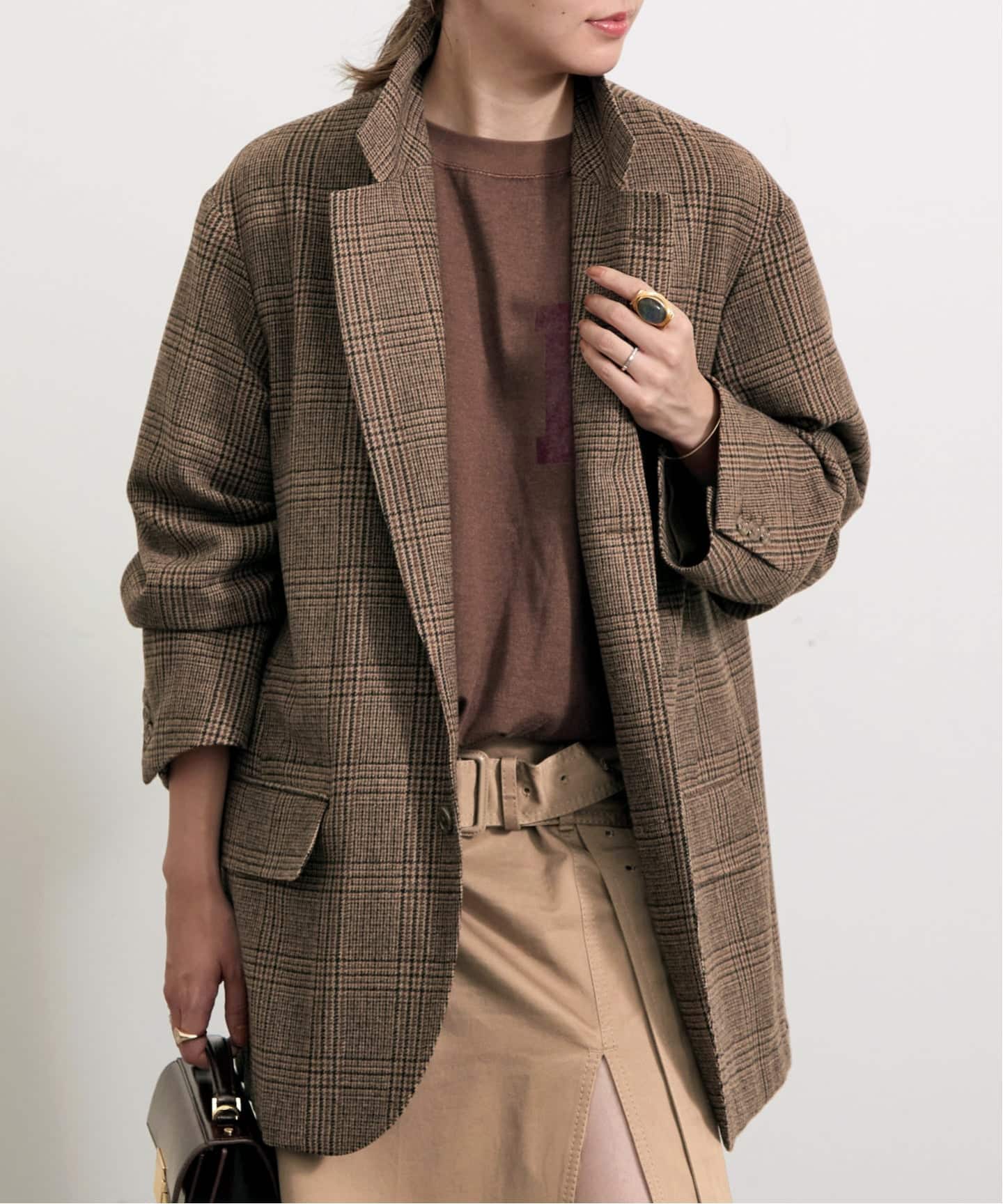 COUTURE D'ADAM/クチュールドアダム】 GLENCHCK BIG JACKET