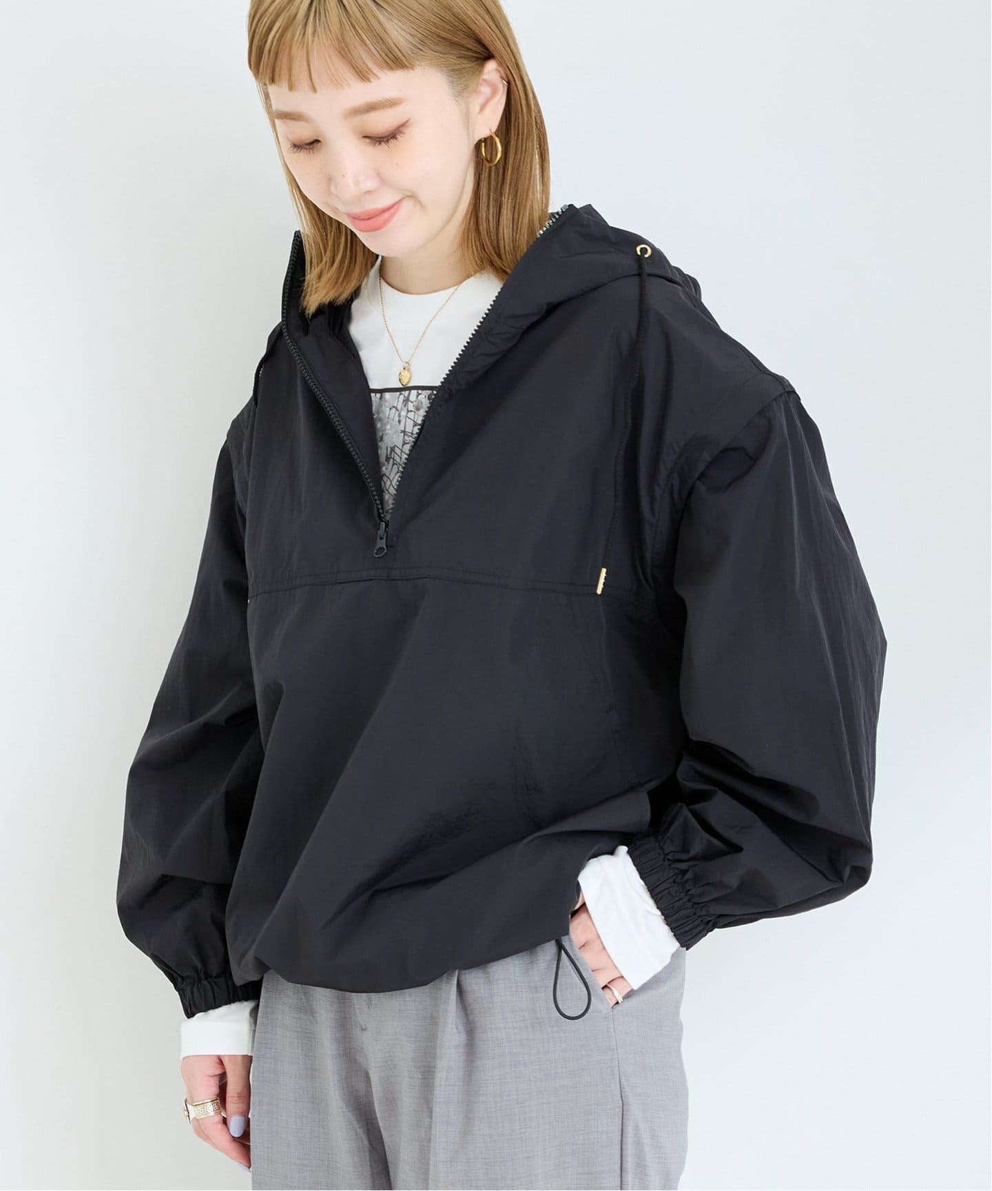 2WAYアノラックパーカー（その他ブルゾン／アウター）｜B.C STOCK