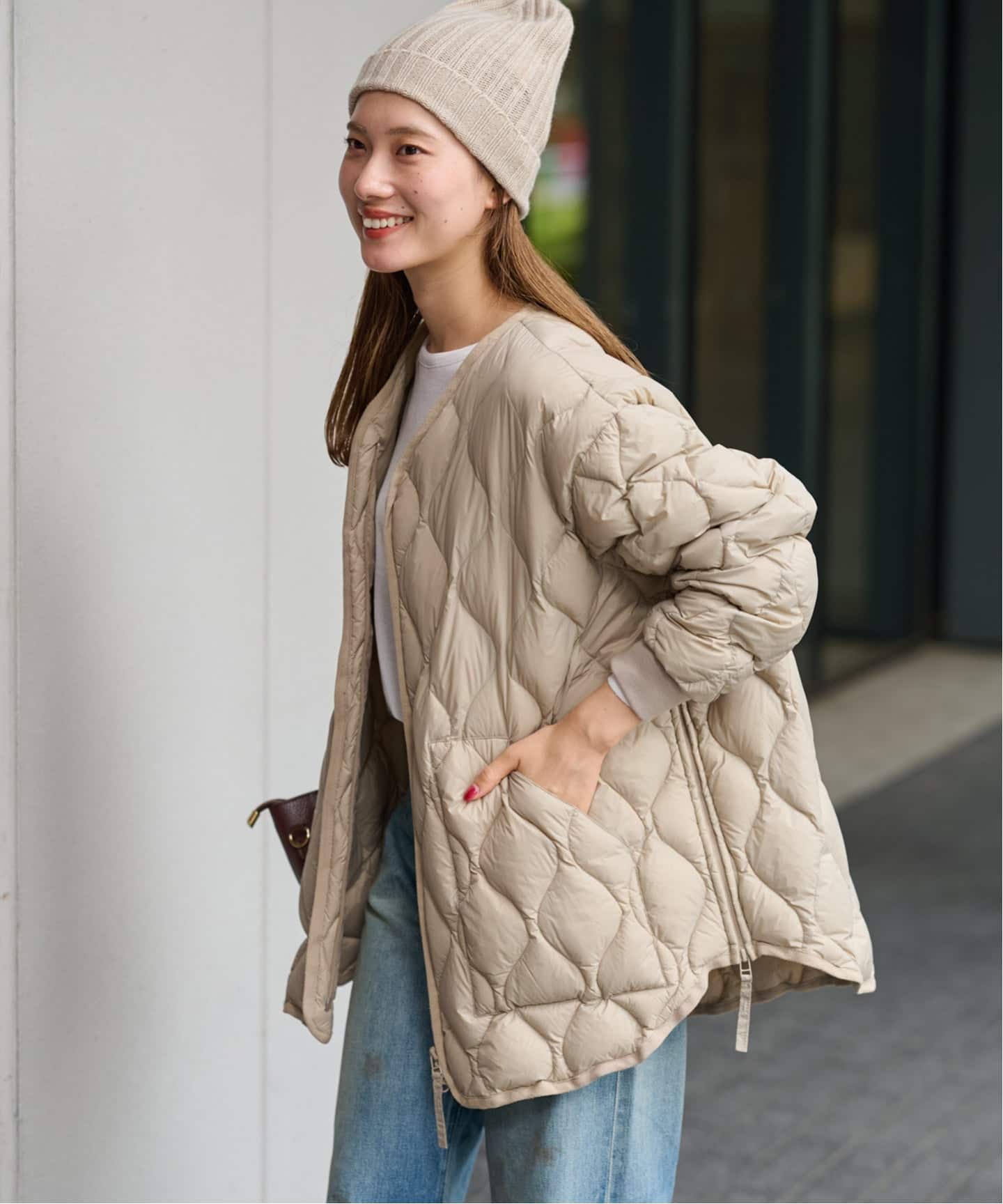 ≪WEB先行 / 追加≫TAION/タイオン 別注フードビブス付きブルゾン