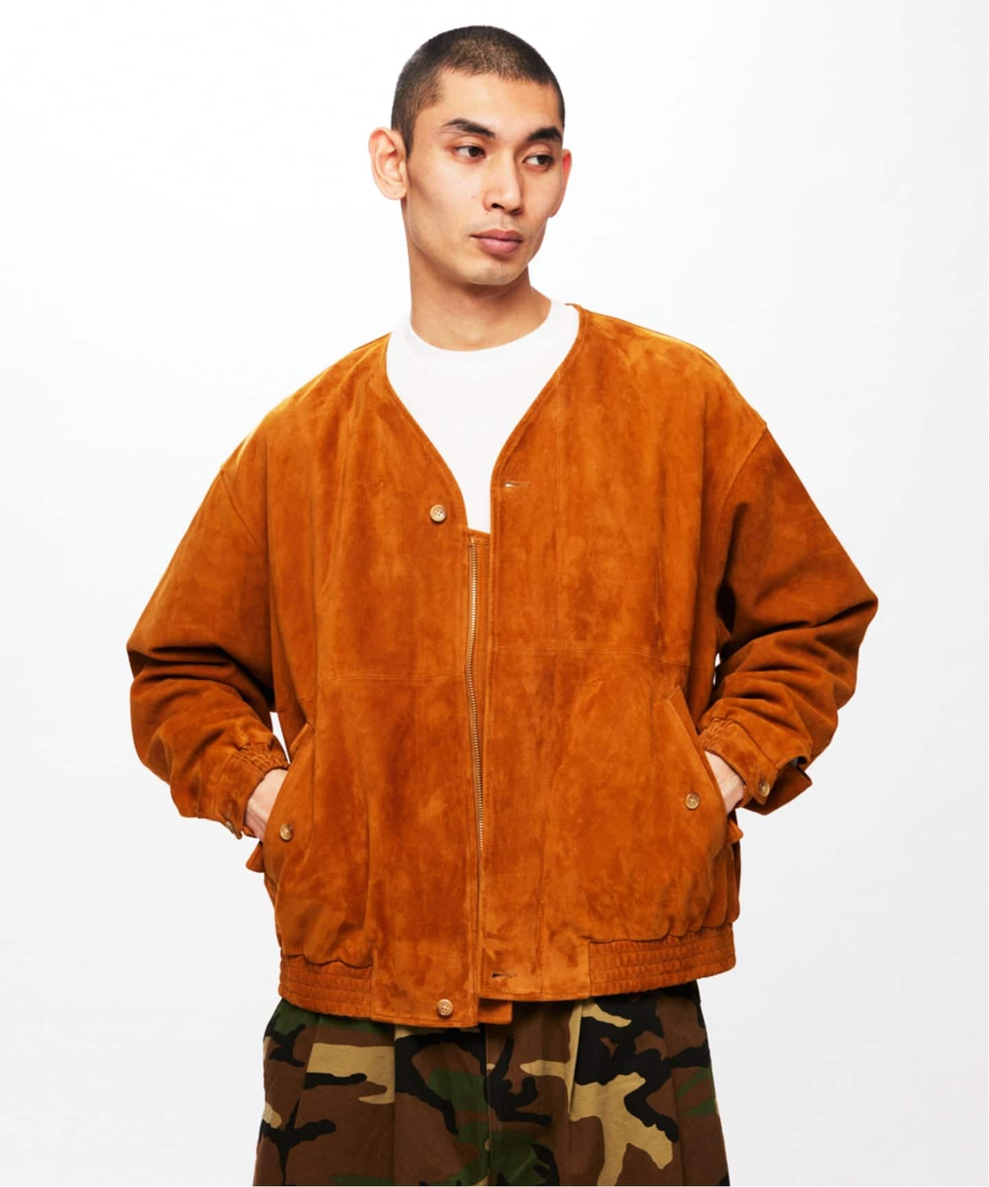 J.S.Homestead / ゴート レザー スエード ジャケット（その他ブルゾン