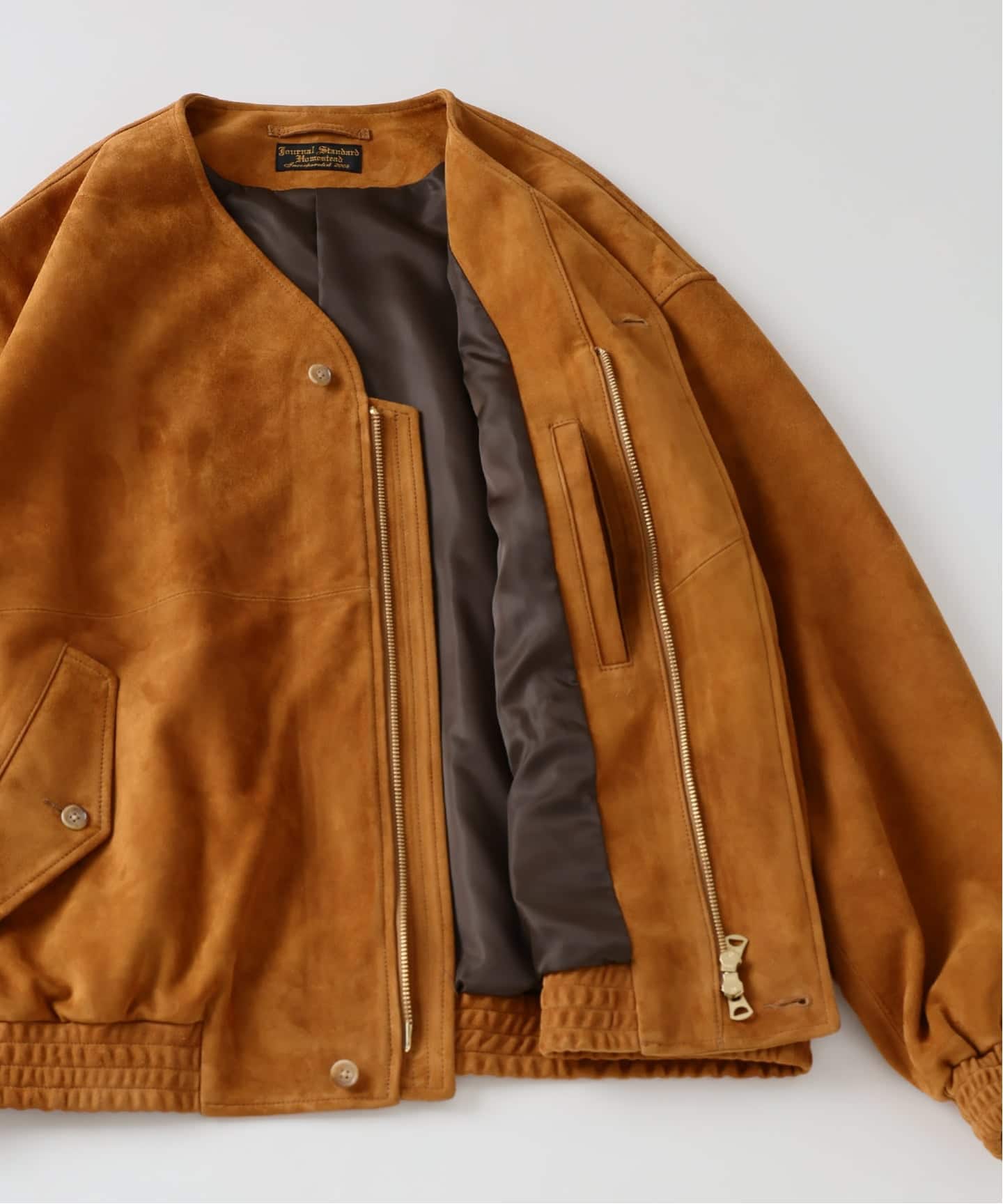 J.S.Homestead / ゴート レザー スエード ジャケット（その他ブルゾン
