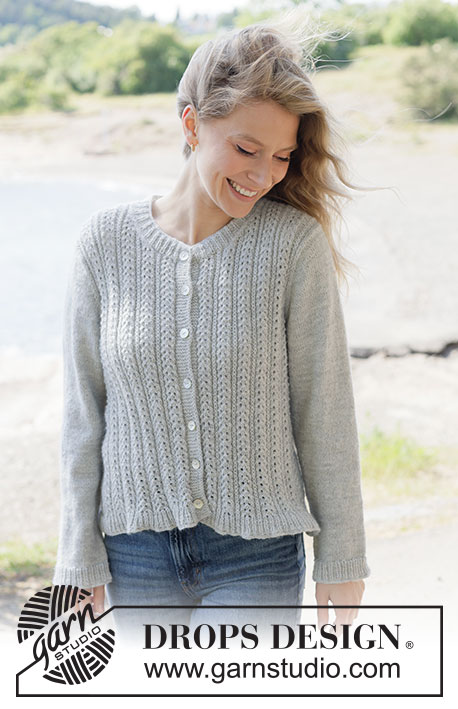 Icy Pearls Sweater / DROPS 263-5 - Free knitting patterns by DROPS