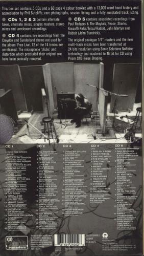 Free Songs Of Yesterday UK 5-CD album set (535069)