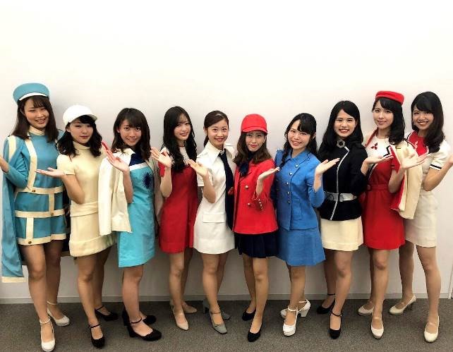 世界各国の万博で使用された制服のファッションショーも [フォト