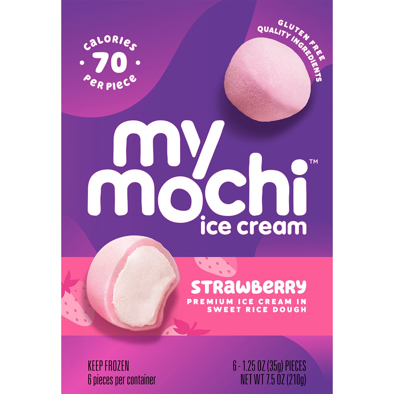 My/Mochi Strawberry Mochi Ice Cream, 6 ct | Joe V's Smart Shop