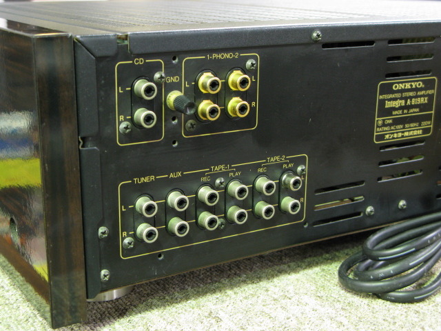 INTEGRA A-819RX ONKYO - 中古オーディオ 高価買取・販売 ハイファイ堂