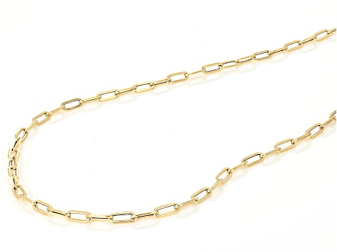 14k Yellow Gold 2.8mm Paperclip 20